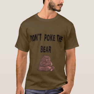 Camiseta Não coloque mamãe Pappa Ursa Engraçado Mãe Pai Nov
