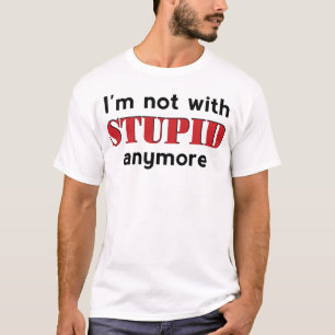 Camiseta Não Com Estúpidos