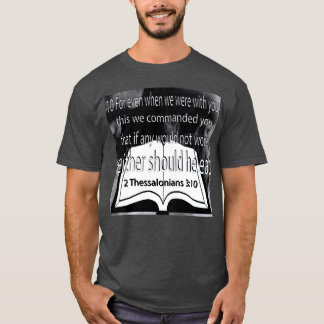 Camiseta Não Coma 2 Tessalonicenses