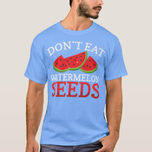 Camiseta Não Coma Melancia Seeds Verão Gravidez Anunciante