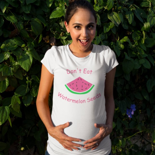 Camiseta Não coma sementes de melancia (Criador carregado)