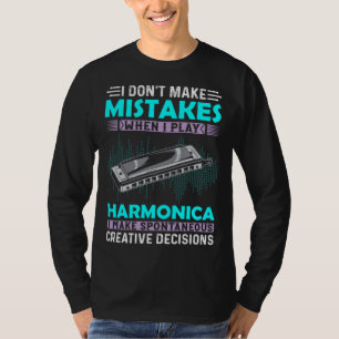 Camiseta Não Cometo Erros Quando To Co Música de Harmônica
