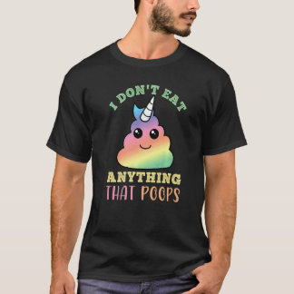 Camiseta Não Como Nada Que Faz Coco Vegano Baseado em Plant