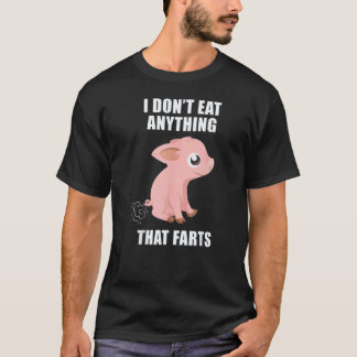 Camiseta Não Como Nada Que Peida Vegetariano Vegano