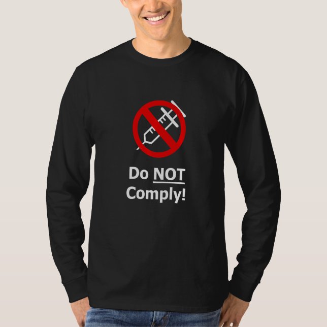 Camiseta Não Completar A Seringa (Frente)
