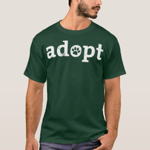 Camiseta Não Comprar Adotar Salvar Animais de Salvamento de