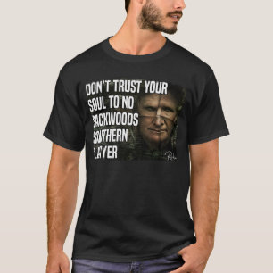 Camiseta Não Confie na sua alma para não se esconder Direit