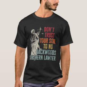 Camiseta Não Confie na sua alma para não se esconder Direit
