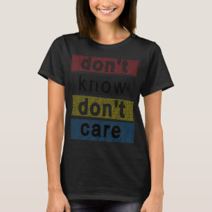 Camiseta Não Conheça a roupa de rua Descubra o Desconhecido