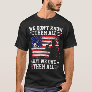 Camiseta Não Conhecemos Todos Mas Devemos a Todos EUA