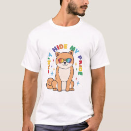 Camiseta Não Consigo Esconder Meu Cachorro De Orgulho