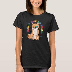 Camiseta Não Consigo Esconder Meu Cachorro LGBTQ Colorida D