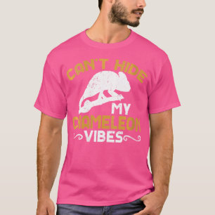 Camiseta Não Consigo Esconder Meu Camaleão Vibes Chameleon