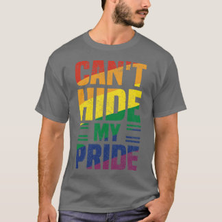 Camiseta Não Consigo Esconder Meu Orgulho Vintage Rainbow M