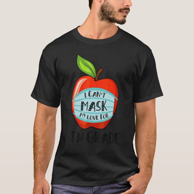 Camiseta Não consigo mascarar meu amor para os 4º Graus Te (Frente)