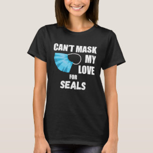 Camiseta Não consigo mascarar meu amor pelas focas 2020