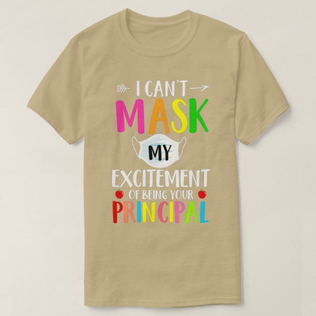 Camiseta Não Consigo Mascarar Minha Entusiasmo De Ser Princ (Frente do Design)