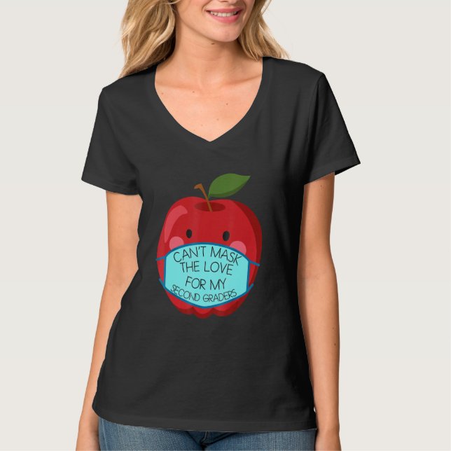 Camiseta Não Consigo Mascarar O Amor Para O Meu Professor D (Frente)