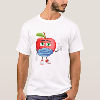 Camiseta Não Consigo Mascarar O Meu Amor De Ensinar A Maçã 