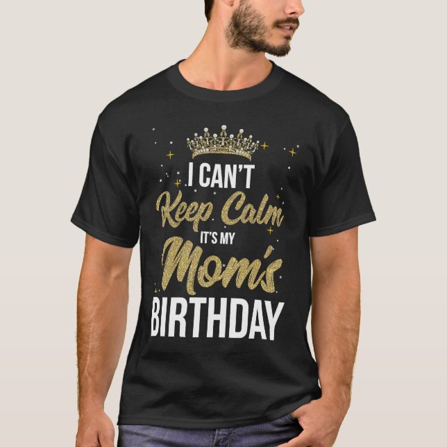 Camiseta Não consigo me acalmar É o meu aniversário da Momu (Frente)