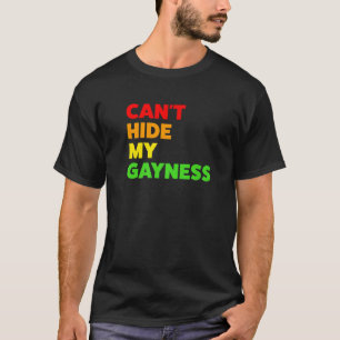 Camiseta Não consigo ocultar minha alegria LGBTQ