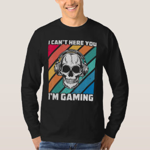 Camiseta NÃO CONSIGO OUVIR VOCÊ, ESTOU JOGANDO Headset Gam