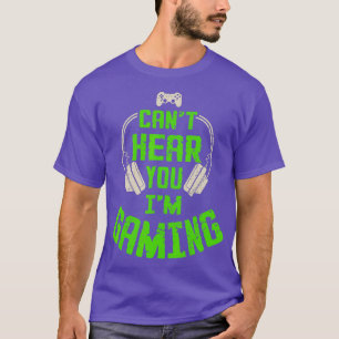 Camiseta Não Consigo Ouvir Você Im Gaming Video Gamer Heads