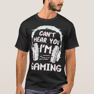 Camiseta Não Consigo Ouvir Vocês Videos games De Jogos A