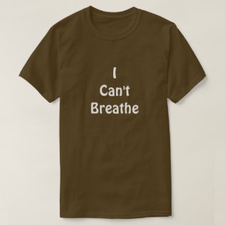Camiseta Não consigo respirar