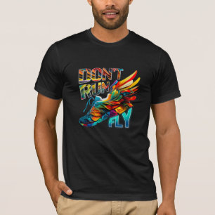Camiseta Não corra, Fly   Neon Runcalçado