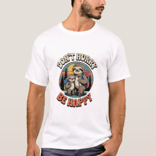 Camiseta Não Corra, Seja Feliz Equipe de Caminhada da Pregu
