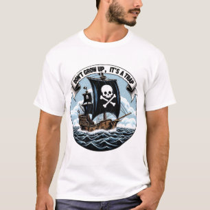 Camiseta "Não cresça: é uma armadilha"