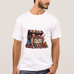 Camiseta "Não cresça: é uma armadilha"
