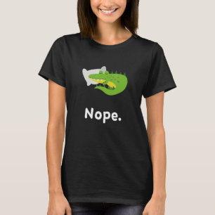 Camiseta Não Crocodil Crocodilos Cochilo Dormir Dormindo Pi