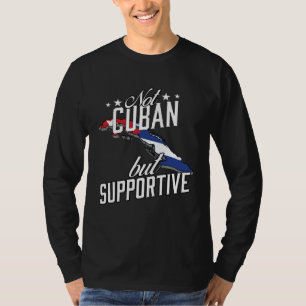 Camiseta Não Cubano Mas Turista De Viagem Apoiador Cuba Cub