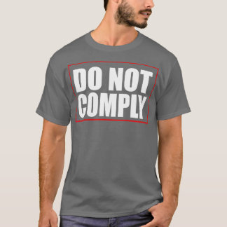 Camiseta não cumprir