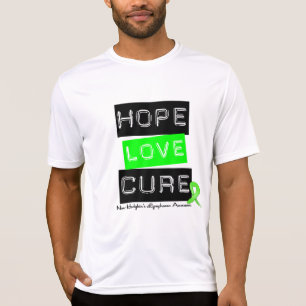 Camiseta Não cura do amor da esperança do linfoma de