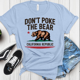 Camiseta Não Cutuque o Urso Orgulho Califórnia