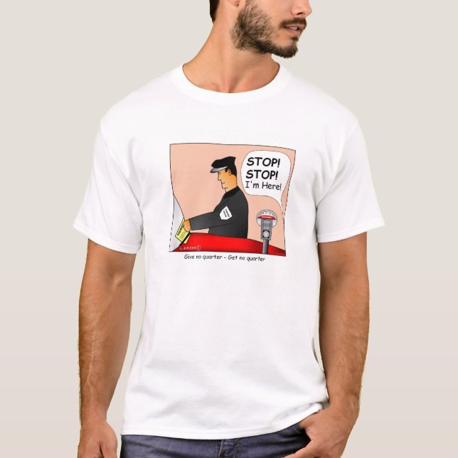Camiseta Não dê nenhum quarto não obtêm nenhum t-shirt de (Frente)