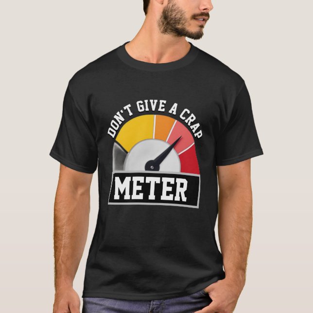 Camiseta NÃO DÊ UM design gráfico clássico de METER CRAP (Frente)