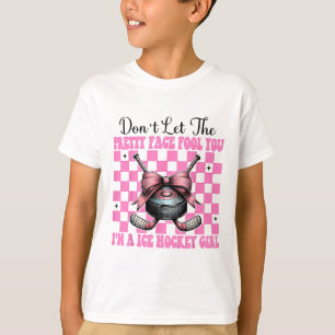 Camiseta Não Deixe a Cara Bonita Enganá-lo Eu Sou Um Hóquei