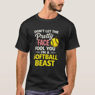 Camiseta Não deixe a cara bonita enganar você, eu sou uma b