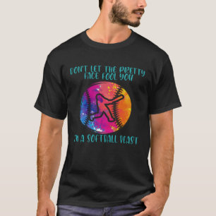 Camiseta Não deixe a cara bonito te enganar. Eu sou uma bes