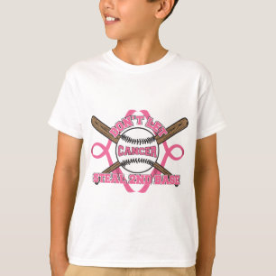 Camiseta Não Deixe o Câncer Roubar a 2ª Base - Câncer de Ma