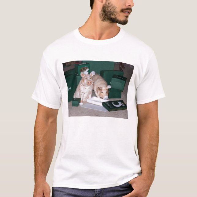 Camiseta Não deixe o Piggies comer todas suas hortelã de (Frente)