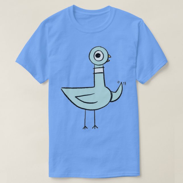 Camiseta Não deixe o pombo dirigir o barramento 2 (Frente do Design)