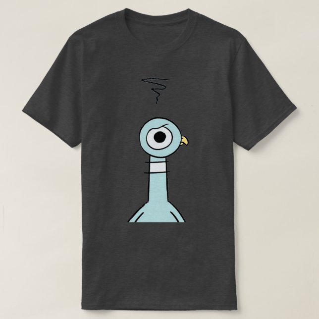 Camiseta Não deixe o pombo dirigir o barramento 6 (Frente do Design)