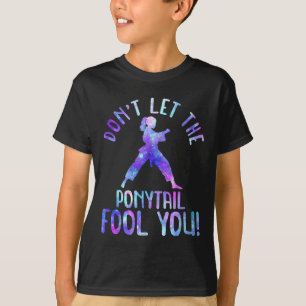 Camiseta Não Deixe o Rabo de Cavalo Enganar Você Divertido