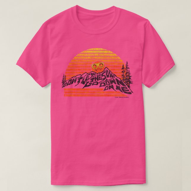Camiseta Não deixe o sol cair em mim (Frente do Design)