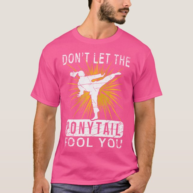 Camiseta Não Deixe Que O Ponytail Te Engane. (Frente)
